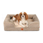 Canapé orthopédique pour chien en mousse à mémoire de forme de grande taille de Laifug 