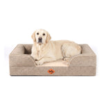 Canapé orthopédique pour chien en mousse à mémoire de forme de grande taille de Laifug 