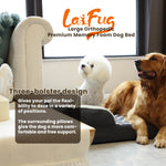 Laifug Striped Dog Sofa - large dog bed