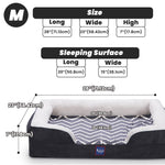 Laifug Striped Dog Sofa - large dog bed